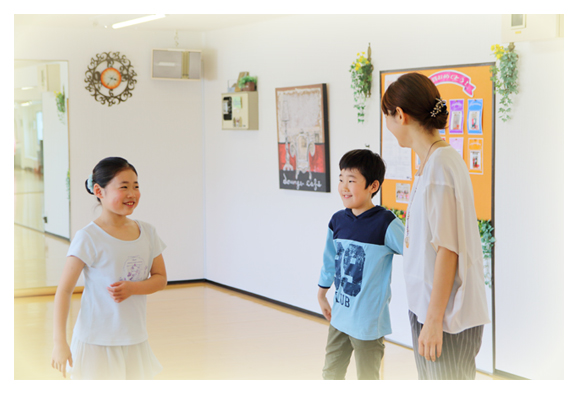 ジュニアカップルレッスン風景